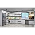 Modern High Gloss Mutfak Dolabı | Köşe L Tipi Kahve Köşesi Mini Bar Tasarım Modern High Gloss Mutfak Dolabı | Köşe L Tipi Kahve Köşesi Mini Bar Tasarım