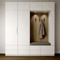 Portmanto Modeli - Askılıklı Vestiyer Dolabı Ahşap-Beyaz Portmanto Modeli - Askılıklı Vestiyer Dolabı Ahşap-Beyaz