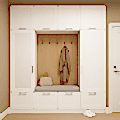 Giriş Vestiyer Dolabı | Cnc İşleme Kapaklı Model | Askılı Portmanto Giriş Vestiyer Dolabı | Cnc İşleme Kapaklı Model | Askılı Portmanto