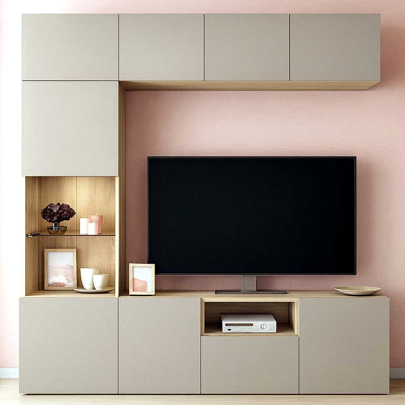 Tv Ünitesi BT160 Modeli, Kulpsuz Kapak, Dolaplı Seri