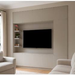 Gömme Tv Ünitesi BT163 Modeli, Kulpsuz Kapak, Saklama Dolaplı Seri Gömme Tv Ünitesi BT163 Modeli, Kulpsuz Kapak, Saklama Dolaplı Seri